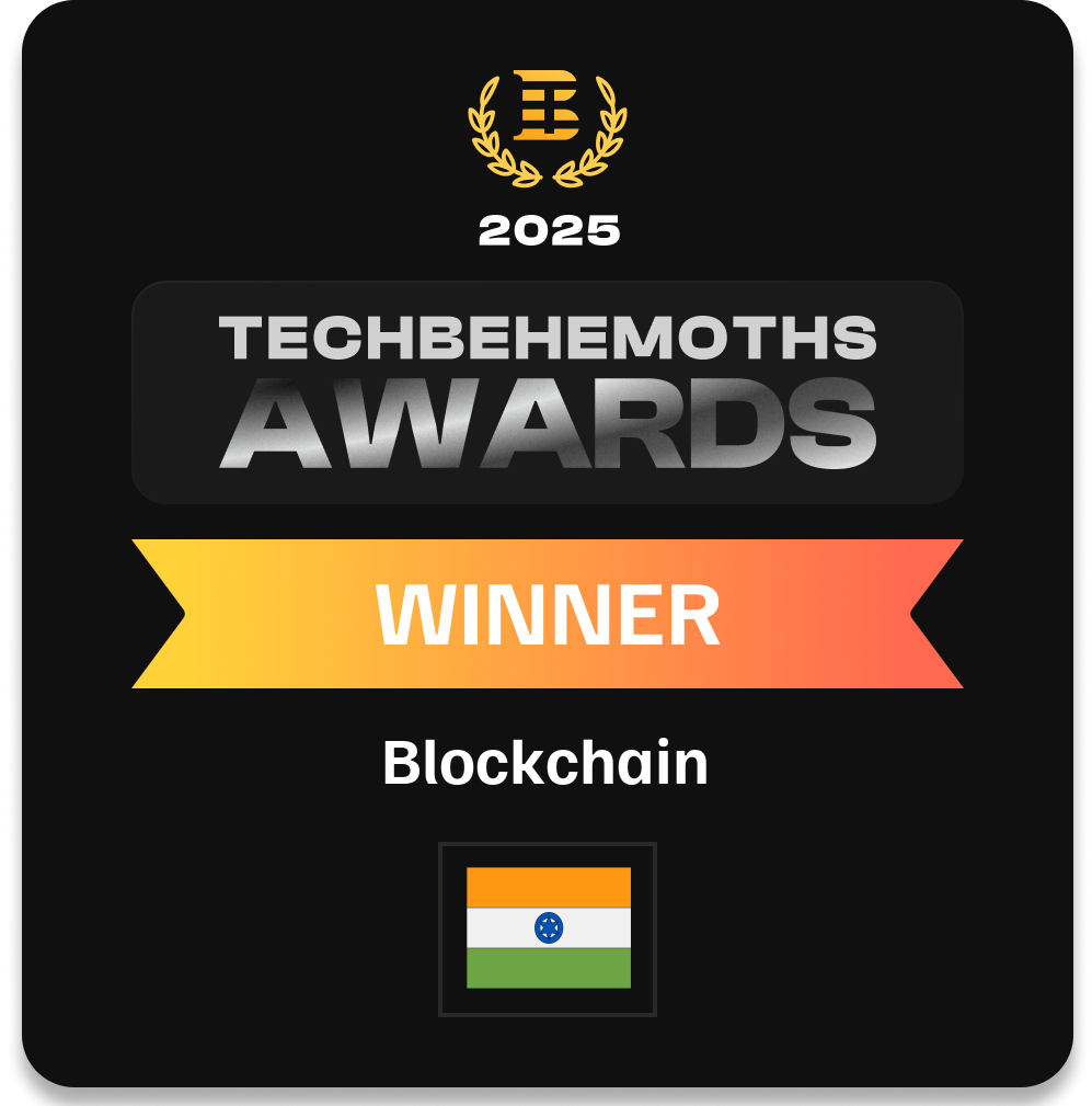 TechBehemoths Awards 2025 Winner Blockchain India