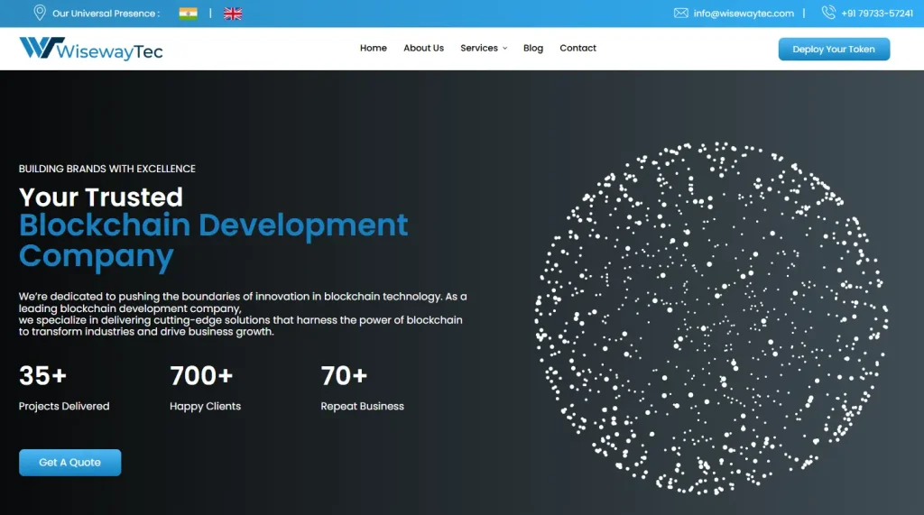 WisewayTec Leading Blockchain Development Company in India